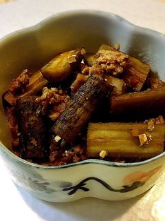 ごぼうと鳥ミンチの甘辛煮-レシピのメイン写真