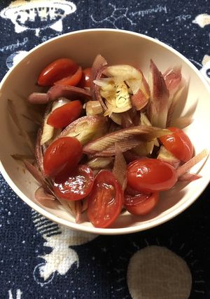 創味のつゆで！ミョウガトマト-レシピのメイン写真