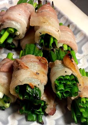ネギの豚バラ巻き 焼き-レシピのメイン写真