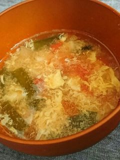 にらとトマトのとろとろ中華スープ-レシピのメイン写真