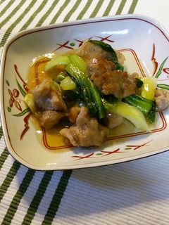豚肉とチンゲン菜の炒めもの☆簡単あんかけ-レシピのメイン写真