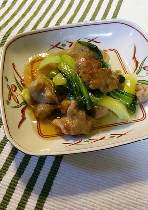 豚肉とチンゲン菜の炒めもの☆簡単あんかけ-レシピのメイン写真