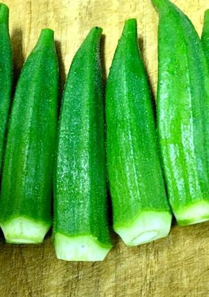 コツ：オクラはネットのまま洗うと楽-レシピのメイン写真