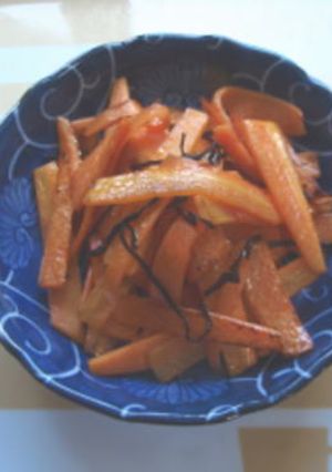 ◆お弁当に！にんじんと塩昆布の炒め物◆-レシピのメイン写真