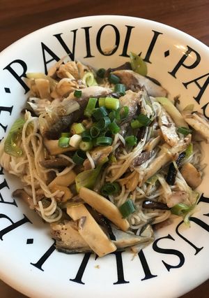 塩鯖炒め素麺-レシピのメイン写真