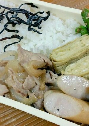 お弁当 簡単蜂蜜で生姜焼き-レシピのメイン写真