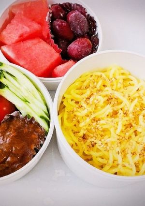 ジャージャー麺弁当-レシピのメイン写真