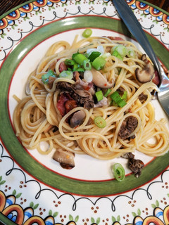 和風きのこパスタ(ラーメンスープで!)-レシピのメイン写真
