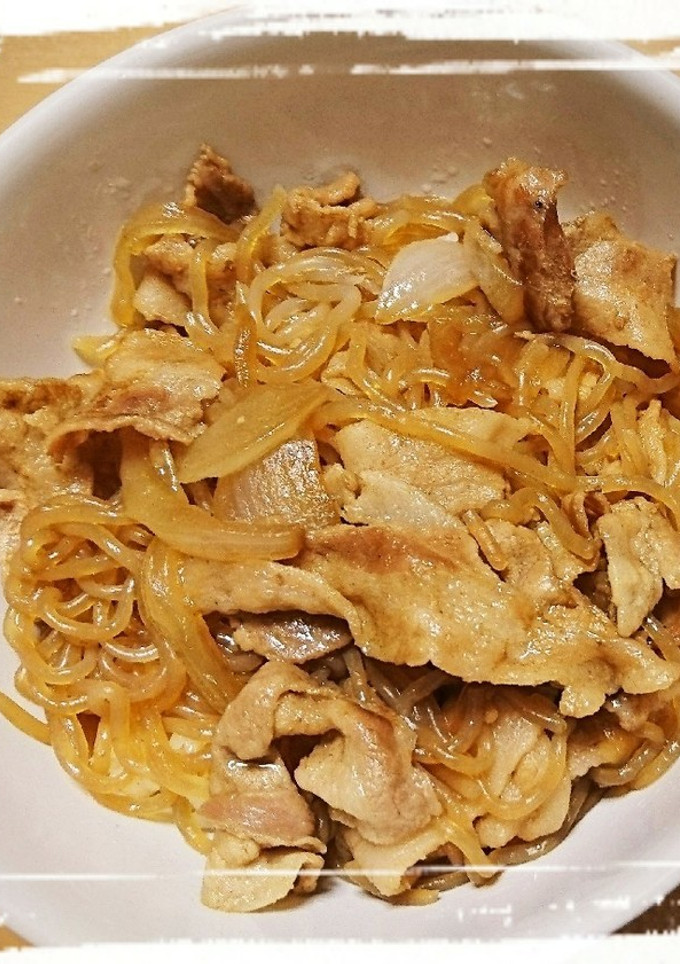 豚丼 簡単✨かさ増し&甘めの味でほっこり-レシピのメイン写真