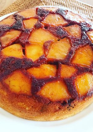 炊飯器 リンゴとバナナのカラメルケーキ-レシピのメイン写真