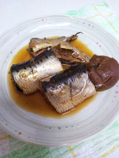 圧力鍋で簡単!骨まで食べるいわしの梅煮♪-レシピのメイン写真