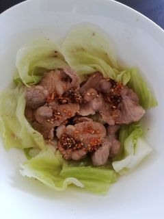 茹で豚と茹でキャベツ にかけるソース-レシピのメイン写真