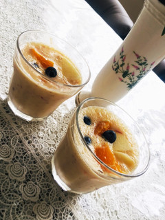 りんごとオレンジのスムージー♡-レシピのメイン写真