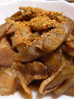 甘辛*豚バラごぼう-レシピのメイン写真