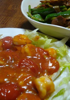 トマトde美味しい特製エビチリ-レシピのメイン写真
