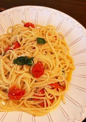 しらすとトマトのオイルパスタ-レシピのメイン写真