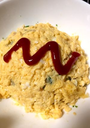 超簡単！ふわふわこどもオムライス-レシピのメイン写真