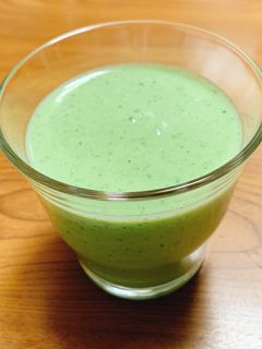 チンゲンサイとバナナのスムージー-レシピのメイン写真