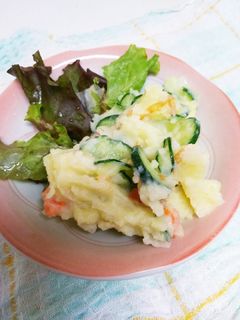 マヨネーズなし♪シンプルなポテトサラダ♪-レシピのメイン写真