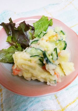 マヨネーズなし♪シンプルなポテトサラダ♪-レシピのメイン写真