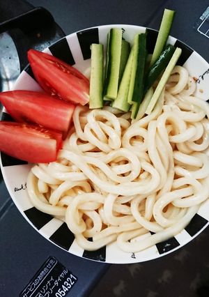超簡単！ゴマだれ風味の冷やしうどん-レシピのメイン写真