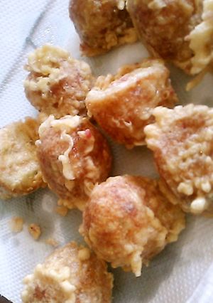 気楽に「たこ焼きの天ぷら」・紅ショウガ味-レシピのメイン写真