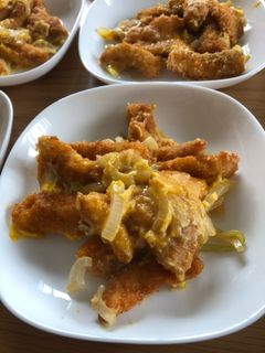 簡単、美味い、ささみカツの卵とじ。-レシピのメイン写真