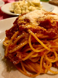 わが家のトマトソースdeアマトリチャーナ-レシピのメイン写真