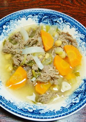 ボリューム満点・簡単！牛肉と豆のシチュー-レシピのメイン写真
