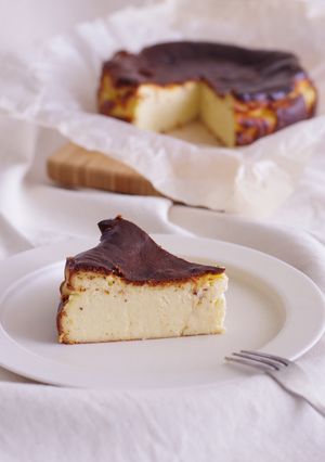 バスクチーズケーキ-レシピのメイン写真
