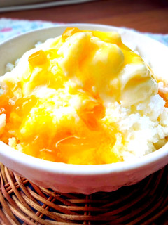 ミルクかき氷マンゴークリームチーズソース-レシピのメイン写真