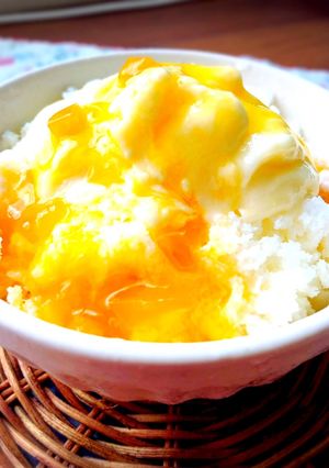 ミルクかき氷マンゴークリームチーズソース-レシピのメイン写真