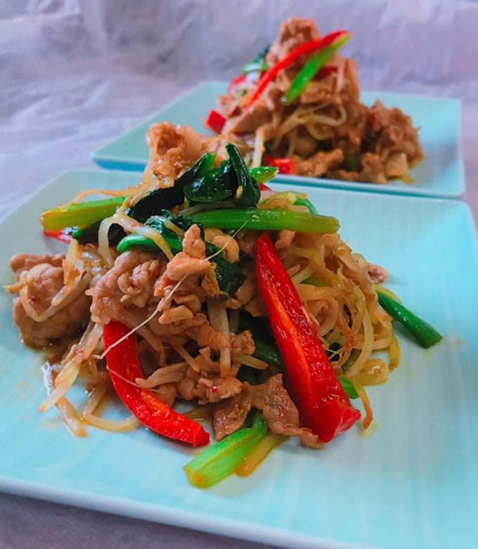 簡単！もやしと豚肉のピリ辛炒め by かっちゃん杉 【クックパッド