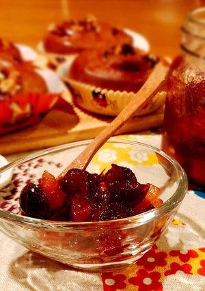 ドライクランベリーとりんごのジャム-レシピのメイン写真