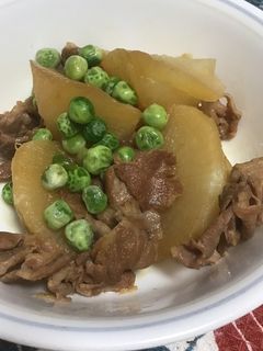 こっくり大根と豚肉の炒め煮-レシピのメイン写真