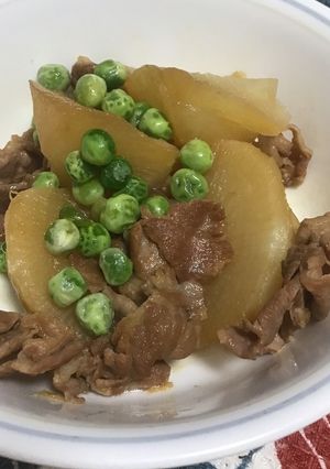こっくり大根と豚肉の炒め煮-レシピのメイン写真