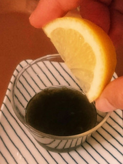 もずく酢+レモン-レシピのメイン写真