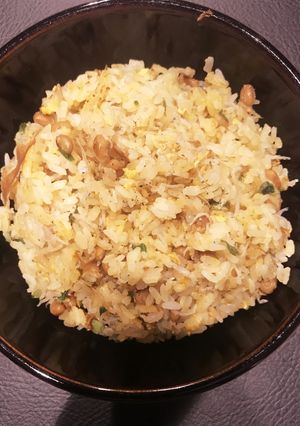納豆ちりめんじゃこ炒飯-レシピのメイン写真