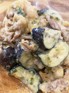 簡単 ★豚肉とナスのネギ味噌焼き★-レシピのメイン写真