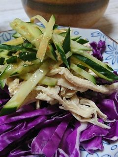 棒々鶏みたいなサラダ-レシピのメイン写真