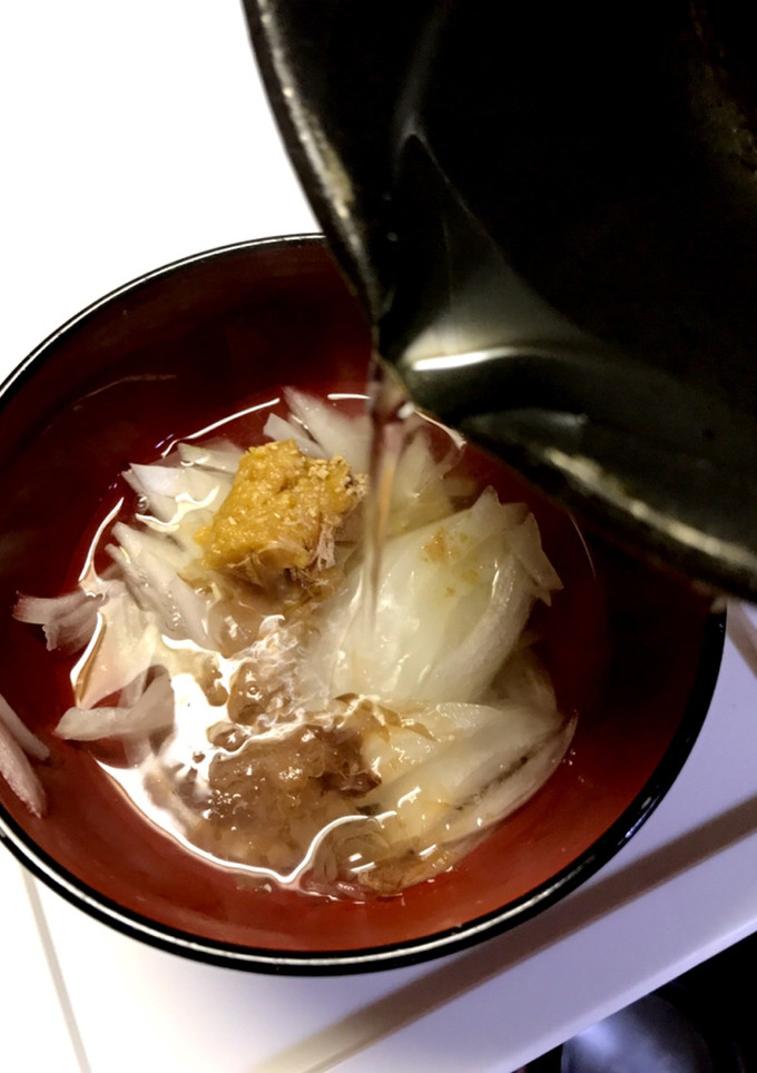 新タマのお湯をかけるだけみそ汁-レシピのメイン写真