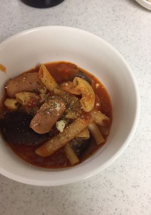 子供向け！茄子とズッキーニのトマト煮-レシピのメイン写真
