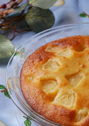 パイン缶のぺったんこケーキ-レシピのメイン写真