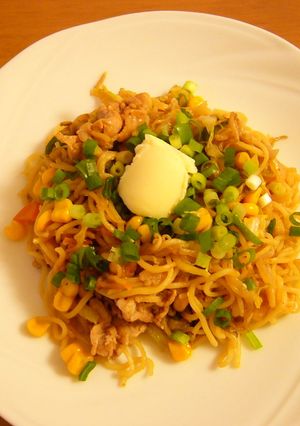 味噌バター焼きそば-レシピのメイン写真