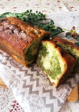 梅酒の梅で作る♡梅と抹茶パウンドケーキ-レシピのメイン写真