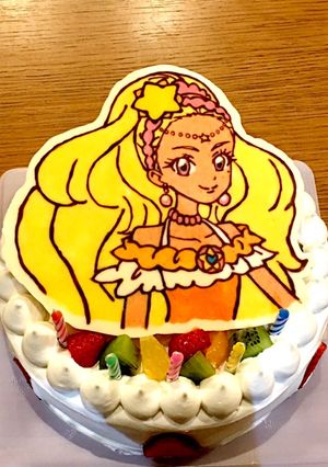 キャラクターケーキ☆プリキュア☆ソレイユ-レシピのメイン写真