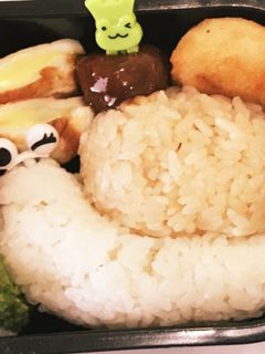 カタツムリ キャラ弁 幼稚園 お弁当-レシピのメイン写真