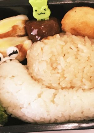 カタツムリ キャラ弁 幼稚園 お弁当-レシピのメイン写真