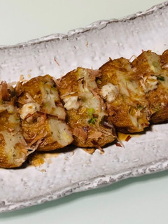 焼きさつま揚げにねぎ塩チューブ&めんつゆ-レシピのメイン写真