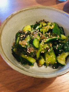 簡単!塩昆布&梅たたききゅうり-レシピのメイン写真